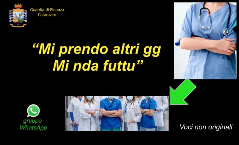 Inchiesta Moliere sui medici assenteisti: «Blocchiamo le ambulanze, mi nda futtu» -Video