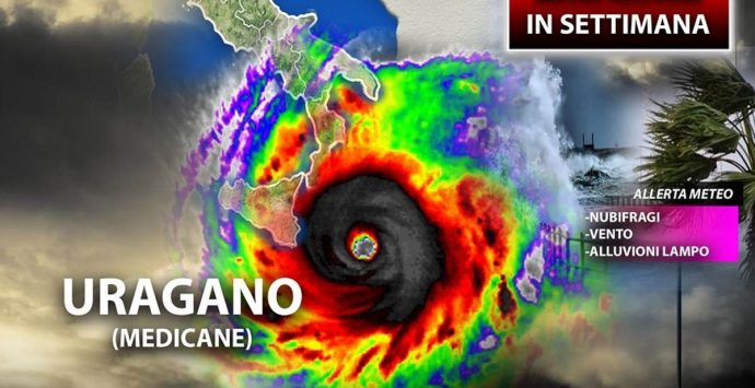 Maltempo in Calabria, il ciclone diventa uragano mediterraneo: cresce l’allerta