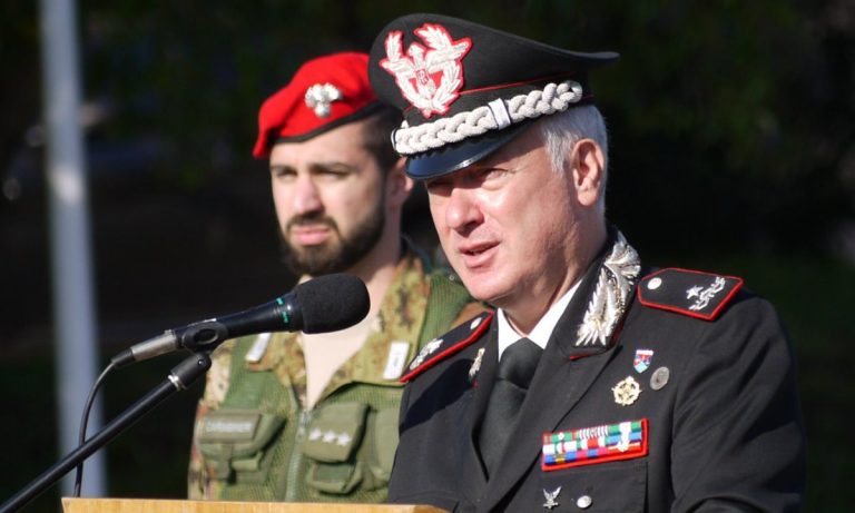 Il Comandante della Legione Carabinieri Calabria in visita allo Squadrone eliportato