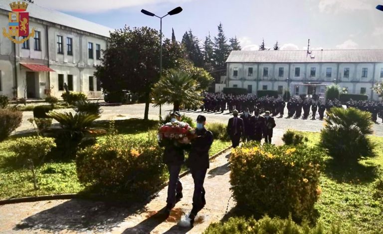 Caduti della Polizia di Stato, commemorazione a Vibo alla scuola allievi agenti