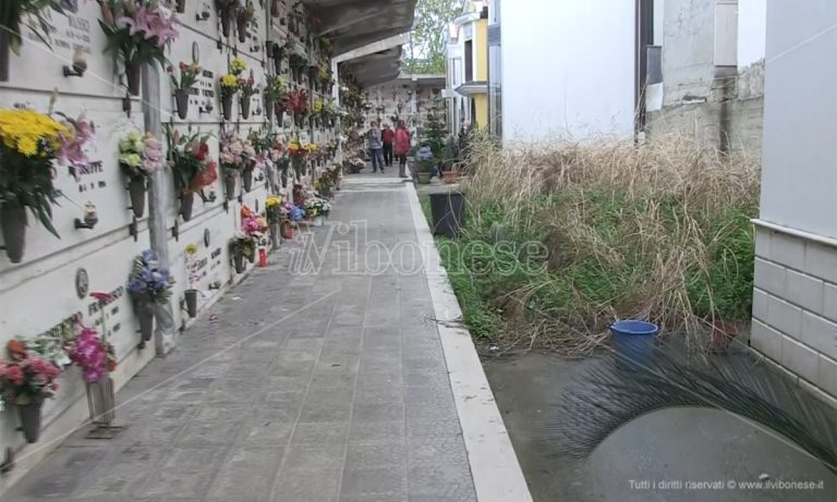 Commemorazione dei defunti a Vibo, i cimiteri delle frazioni tra degrado e abbandono – Video