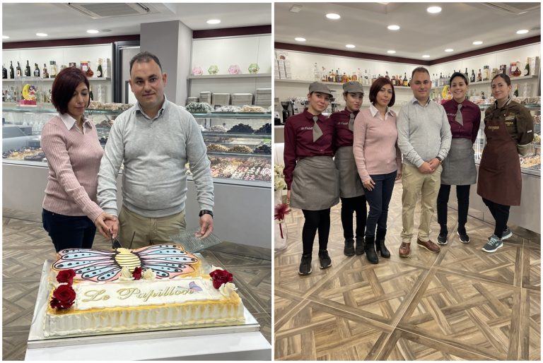 La pasticceria Le Papillon di San Costantino torna in nuova veste ma guardando sempre alla tradizione