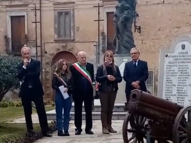 Limbadi inaugura la “villa dei caduti” e dà la cittadinanza onoraria al Milite ignoto