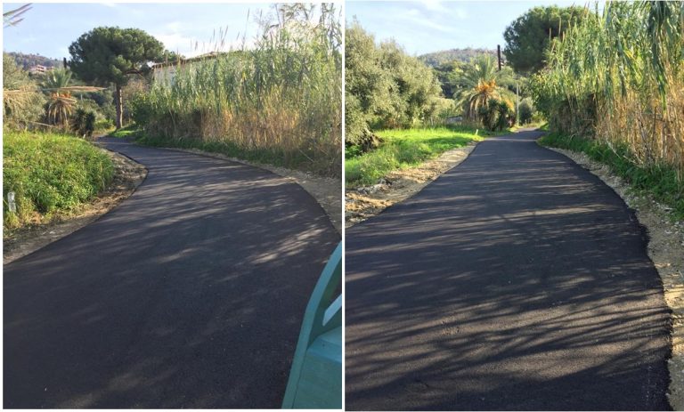 Vibo, sistemata l’unica strada per accedere a San Pietro dopo la frana