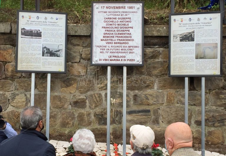 A settant’anni dalla strage della Littorina una stele a ricordo delle nove vittime – Video