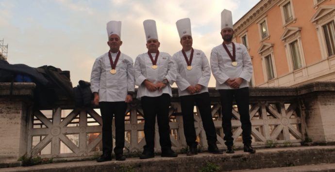 La Federazione italiana cuochi premia a Roma quattro chef vibonesi