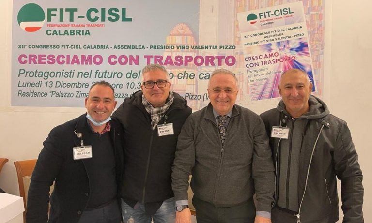 Sindacati, Nerelli riconfermato segretario responsabile Fit-Cisl Calabria
