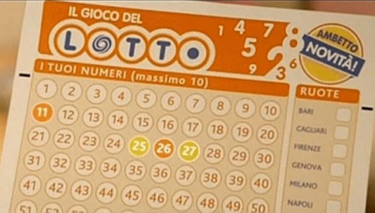 Il Lotto bacia il Vibonese: una doppia giocata fa vincere 180mila euro