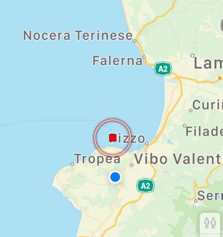 Forte scossa di terremoto questa mattina nel Vibonese