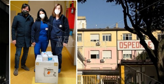 Vibo, donata una stampante al reparto di Malattie infettive