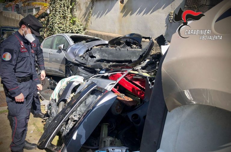 Sequestro in carrozzeria di Nicotera, restituiti i beni