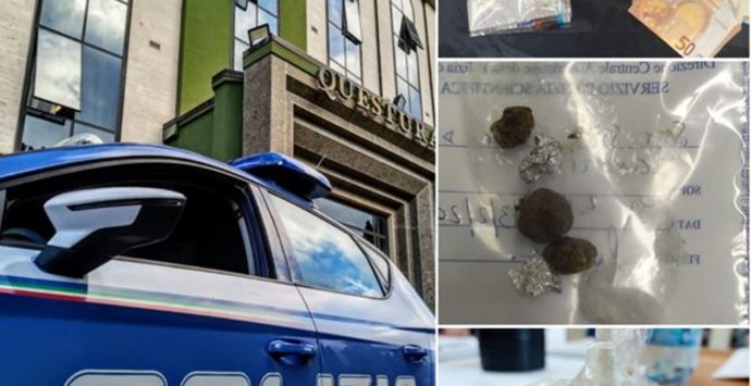 Droga a Vibo, movida sotto controllo: dalla polizia denunce e segnalazioni