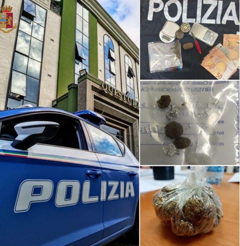 Droga a Vibo, movida sotto controllo: dalla polizia denunce e segnalazioni