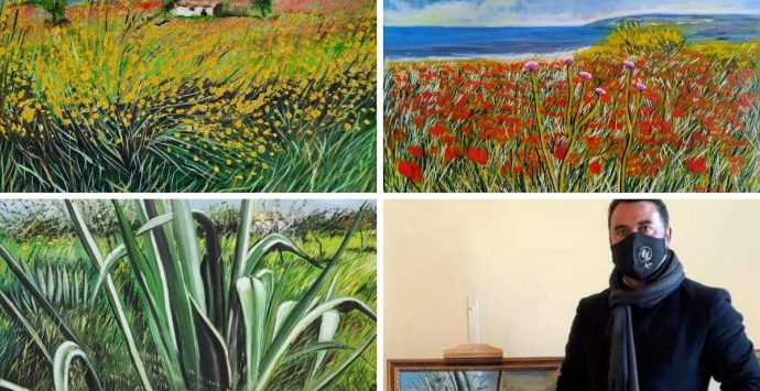 Le opere dell’artista Liguori approdano a Napoli: «Così omaggio la nostra bellissima terra»