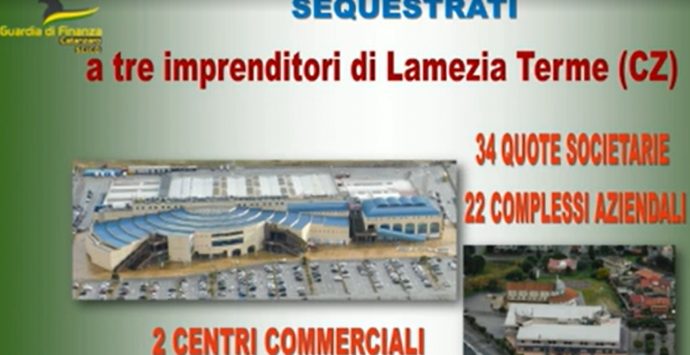 Maxi-sequestro beni a Lamezia: sigilli a 19 supermercati e centro commerciale -Video