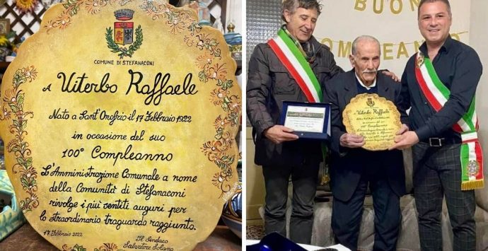 Stefanaconi e Sant’Onofrio in festa per i 100 anni di nonno Raffaele
