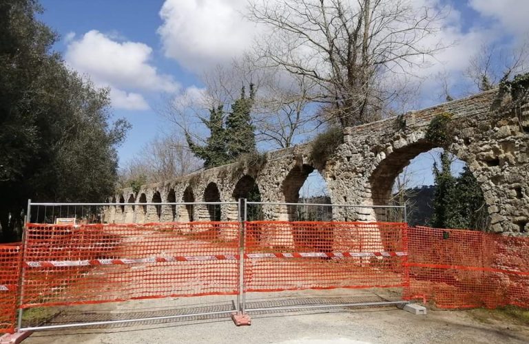 Spilinga, al via i lavori di messa in sicurezza dell’antico “Acquedotto ad archi”