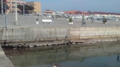 Vibo Marina, registrato un eccezionale abbassamento del livello del mare: scattano i controlli