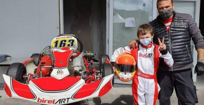 Easykart, trionfo per il piccolo campione Antonio Cocchianella originario di Zambrone