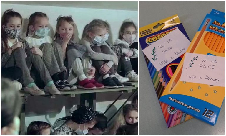 «Vicini ai nostri compagni», gli alunni di Tropea donano materiale scolastico ai bambini ucraini