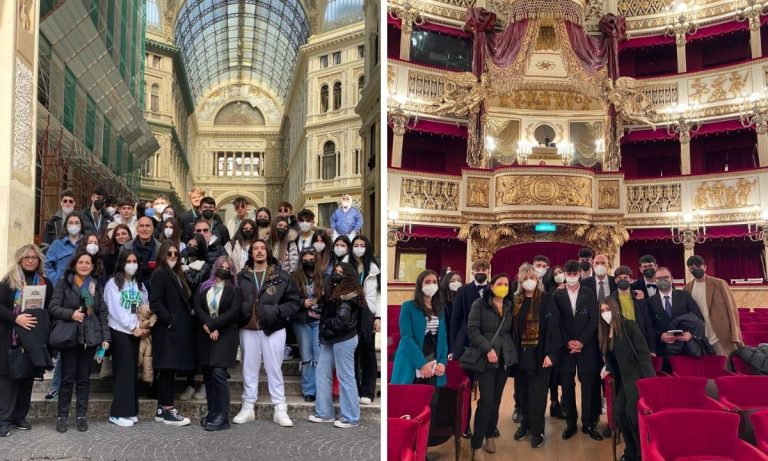 I ragazzi del liceo Berto di Vibo al San Carlo di Napoli: «Il teatro contro la povertà educativa»