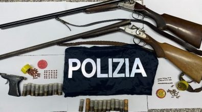 Armi: un arresto e una denuncia della polizia a Fabrizia