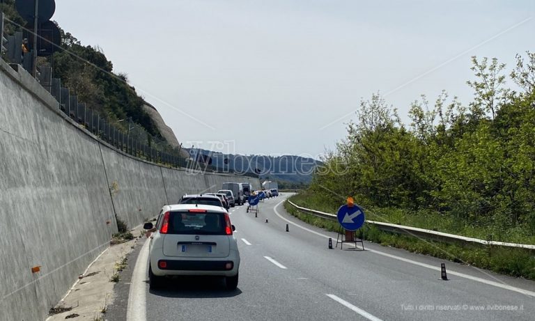 Lunghe code e disagi in autostrada tra Pizzo e Sant’Onofrio in direzione sud