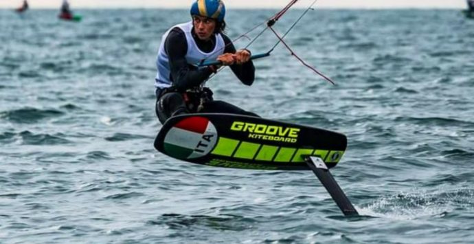 Campionato italiano kitefoil, Ferrone del circo velico Santa Venere si aggiudica la prima tappa