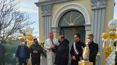 Cessaniti, ricostruita e inaugurata la cappella dedicata a San Basilio