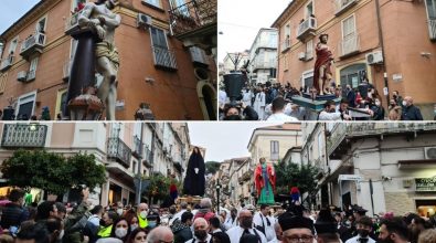 I riti della Pasqua, a Vibo torna la suggestiva processione delle vare – Foto