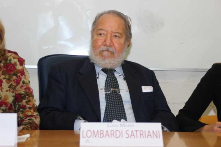 Scomparsa Lombardi Satriani, Demasi: «Grazie Luigi, Nardodipace ti ricorderà sempre»