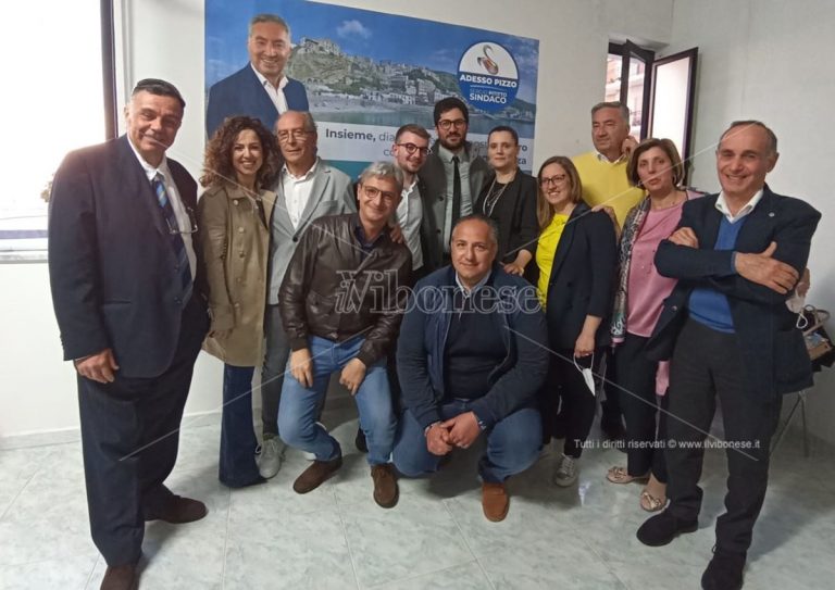 Pizzo, Pititto inaugura la sede elettorale: «Si pratichi la cultura del Noi». E Forza Italia si mobilita pure da Vibo