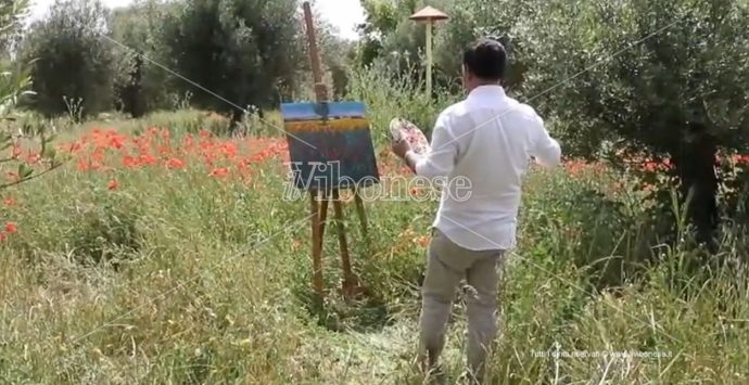 La bellezza dei panorami calabresi nell’arte del pittore vibonese Enzo Liguori -Video