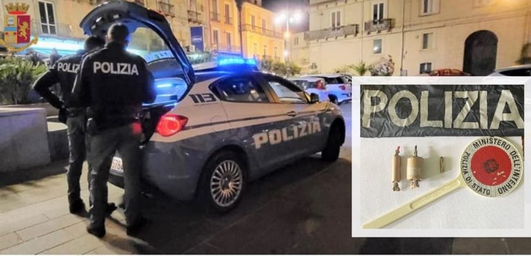 Controlli della polizia a Vibo e nelle Preserre, fra liti e detenzione di munizioni