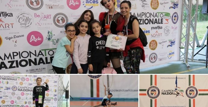 Danza aerea, trionfo della Asd New Let’s Dance di Vibo al Campionato nazionale -Foto