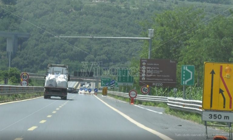 Autostrada del Mediterraneo: terminati i lavori sul viadotto di Pizzo, mercoledì riapre la corsia Sud – Video