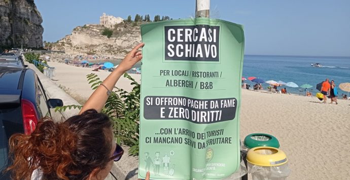A Tropea, Vibo Marina e Bivona pubblici manifesti contro lo sfruttamento del lavoro