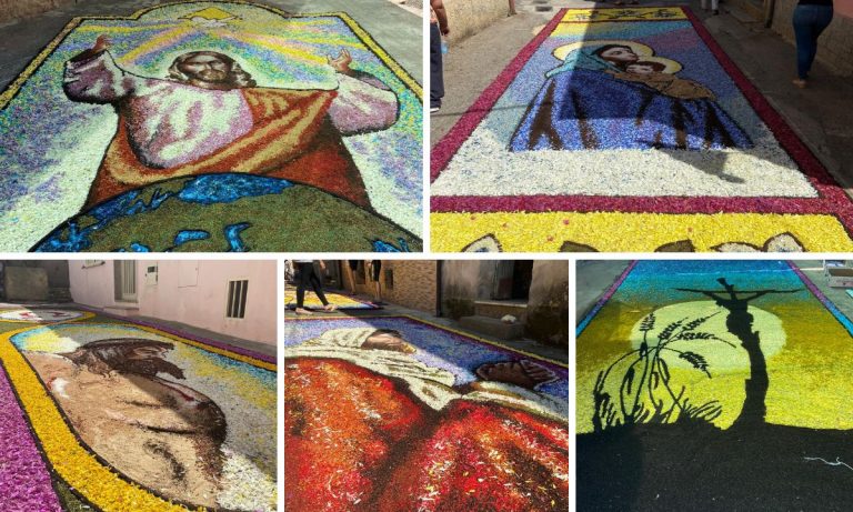 Arte e fede, per il Corpus domini a Potenzoni torna la storica Infiorata – Foto