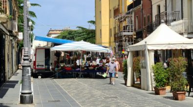 Vibo, mercato settimanale trasferito per i lavori di riqualificazione del centro