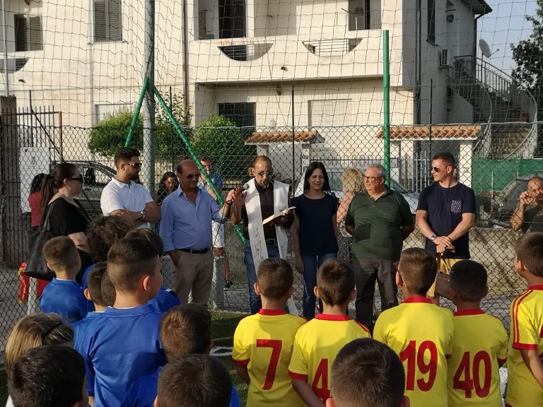 Mileto, a Comparni il nuovo campo di calcetto riconsegnato alla cittadinanza