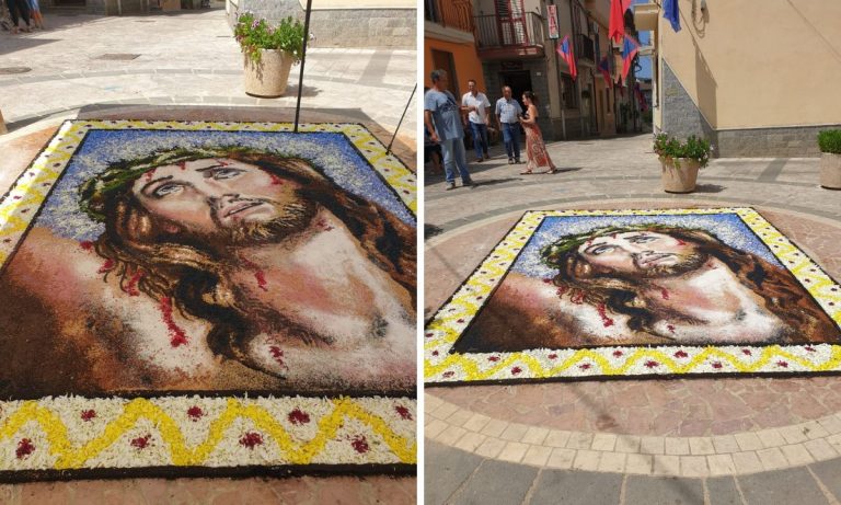 L’Infiorata e il borgo di Potenzoni in tv: al via le riprese della trasmissione Camper