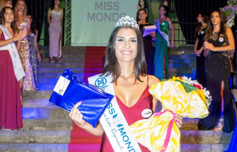 Miss mondo Calabria, la 21enne di Briatico Nicoletta Ventrice prima finalista regionale