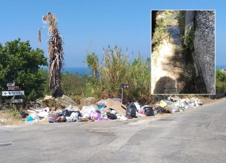 S. Maria di Ricadi, proteste dal consigliere Mobrici e dai turisti: «Scarichi e rifiuti in strada»