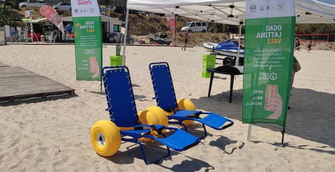 Sedie job per disabili nelle spiagge di Parghelia