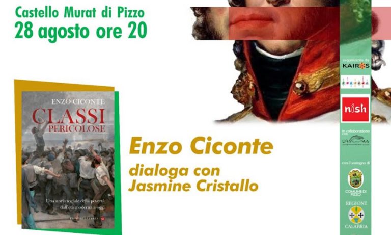Pizzo: al Castello Murat la presentazione del libro “Classi pericolose” di Enzo Ciconte