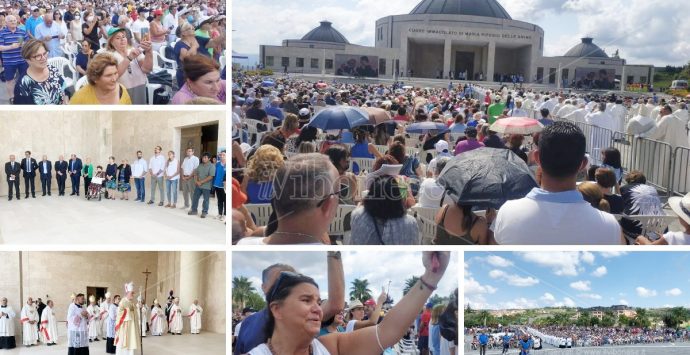 La Chiesa di Natuzza apre al culto: migliaia di fedeli in festa a Paravati
