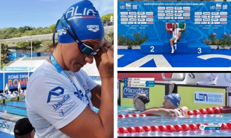 Nuoto, l’atleta vibonese Laura Medini trionfa agli European masters aquatics di Roma