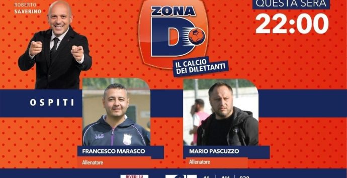 Zona D, calcio dilettantistico calabrese oggi su LaC Tv: ospiti i mister Pascuzzo e Marasco