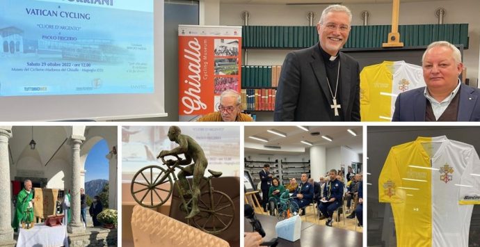 Ciclismo, Premio Torriano alla Vatican Cycling: la messa celebrata dal vescovo Nostro