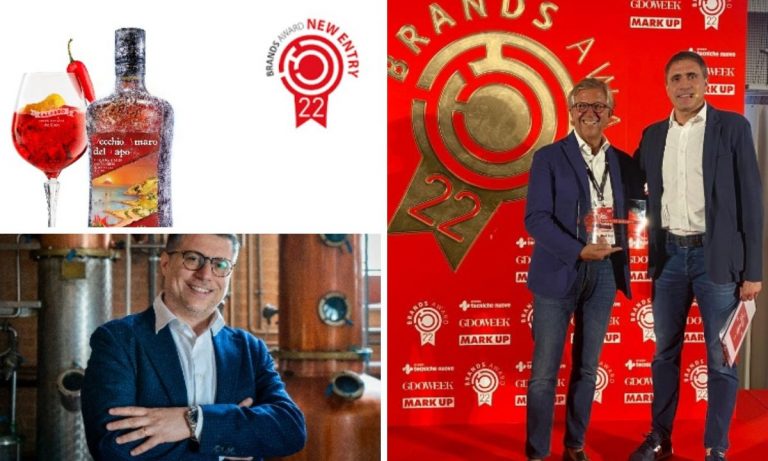 Il Vecchio amaro del capo red hot con peperoncini di Calabria vince il premio Brands award
